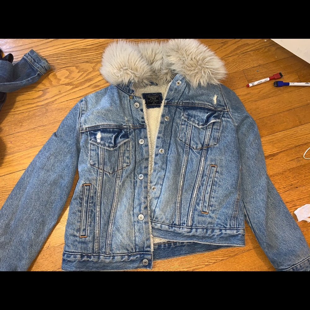 Abercrombie and Fitch Jean jacket oversized